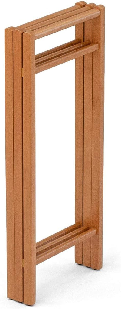 Arredamenti Italia 110 FISAR Handtuchständer,faltbar und ausziehbar, Holz (Kirsche), Kirsche