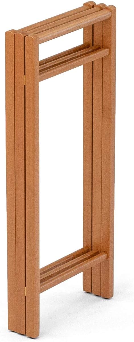 Arredamenti Italia 110 FISAR Handtuchständer,faltbar und ausziehbar, Holz (Kirsche), Kirsche