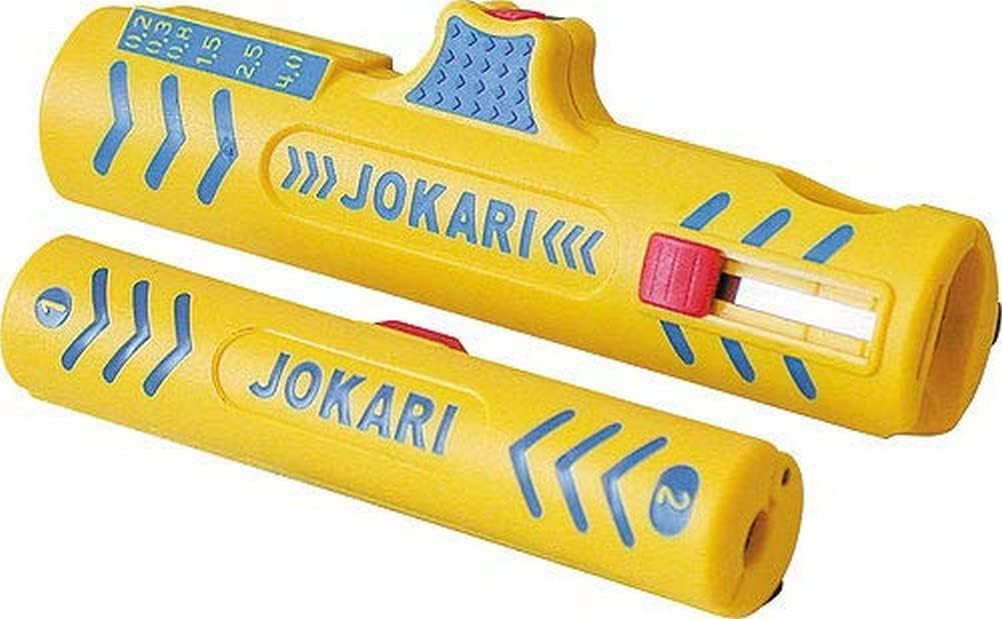 Jokari Kabelverarbeitungs-Set Secura II (für Coaxialkabel ø 4,8-7,5 mm und Rundkabel ø 8-13 mm, Abis