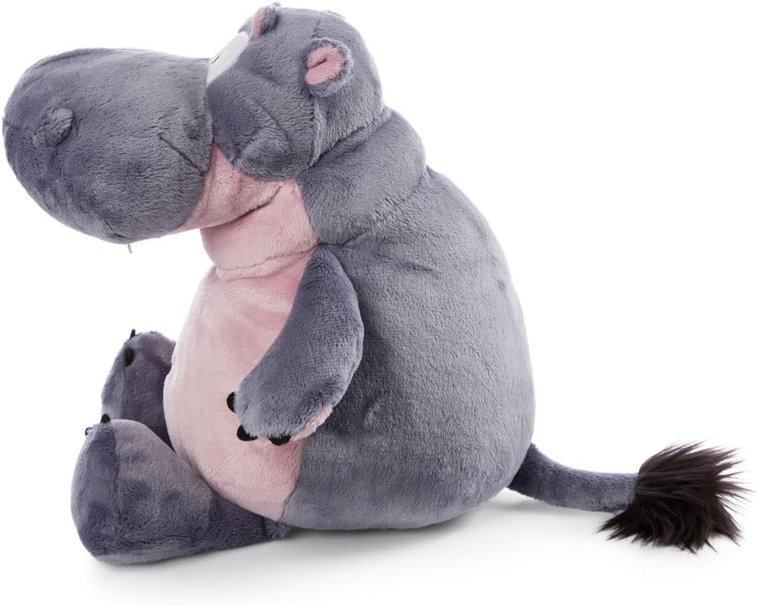 NICI Kuscheltier Nilpferd DJ Nilbert 35cm – Nachhaltiges Plüschtier Nilpferd für Mädchen, Jungen & B