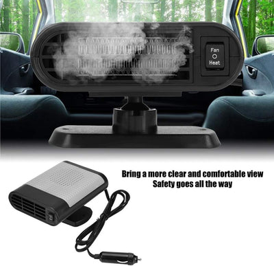 Auto Heizungslüfter, Auto Heizlüfter Heizgerät Heizung Entfroster 12V Tragbare Elektrische Scheibenh