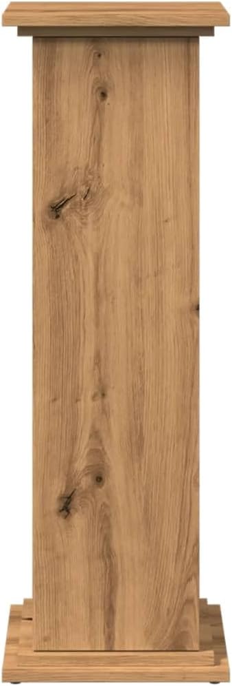 vidaXL Postament mit Stauraum Artisan-Eiche 31x30x90 cm Holzwerkstoff 31 x 30 x 90 cm Eiche Handwerk