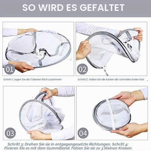 winddicht, faltbarer Stofftrockner, Befestigungsband, zusammenklappbarer Wäscheständer für Pullover,