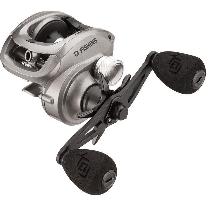 13 FISHING - Inception Slide - Baitcast-Rollen (Süsswasser + Salzwasser) Linkshänder-Einzug – 8,1:1