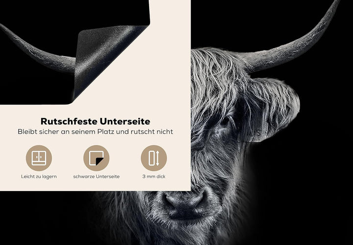 KitchenYeah© Herdabdeckplatte Einteilig Abdeckplatten Cerankochfeld Abdeckung Ceranfeld Herdplattena