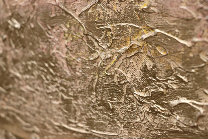YS-Art Abstrakt Acryl Gemälde auf Leinwand Sonnenenergie handgemalt Wandbilder Wohnzimmer modern Woh