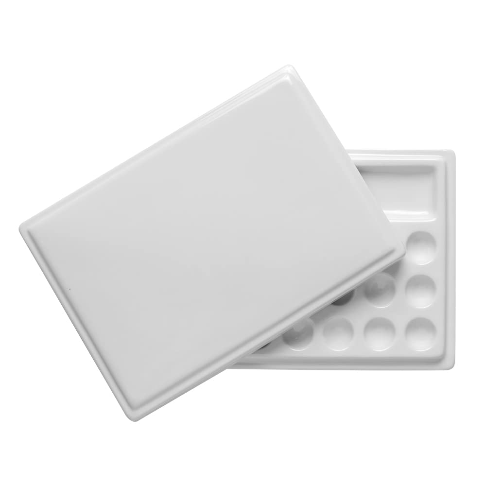 Jackson's : Ceramic Palette : No. 28 5x7 in. and lid