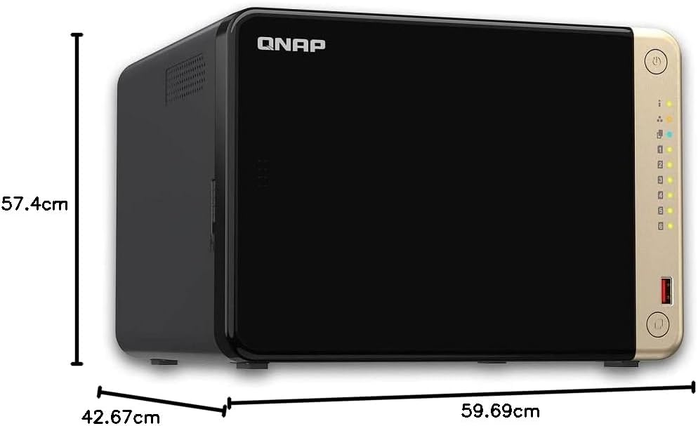 Qnap TS-664-8G | 6-Bay, PCIe Gen3, 2.5GbE Tower NAS