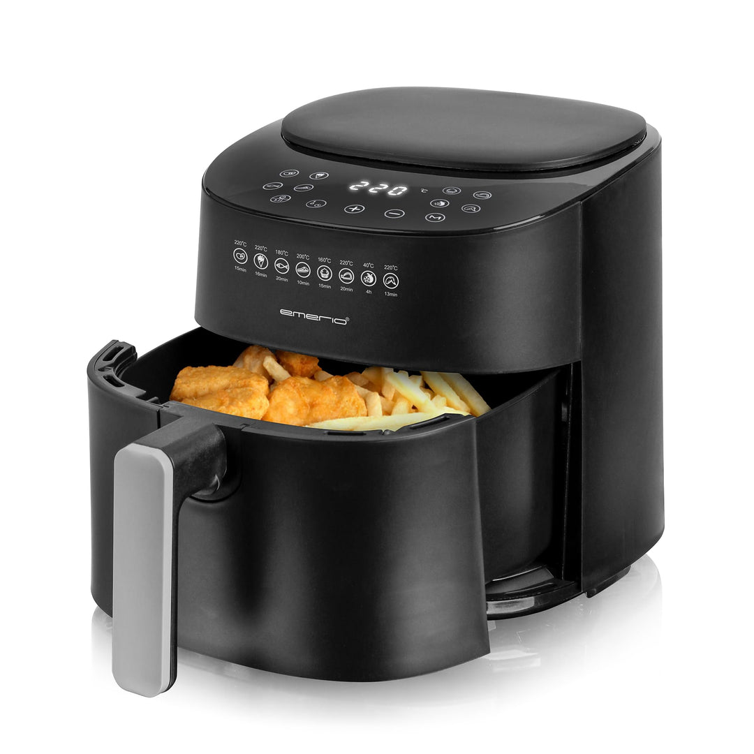 Emerio grosse digitale Heissluftfritteuse, TOP AirFryer, Frittieren ohne zusätzliches Öl, 4.5 Liter