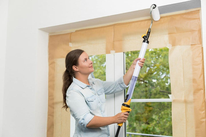 WAGNER Wall Roller EasyRoll, manueller Farbauftrag, Farbrolle mit Tank, Behälter 550 ml, EasyRoll