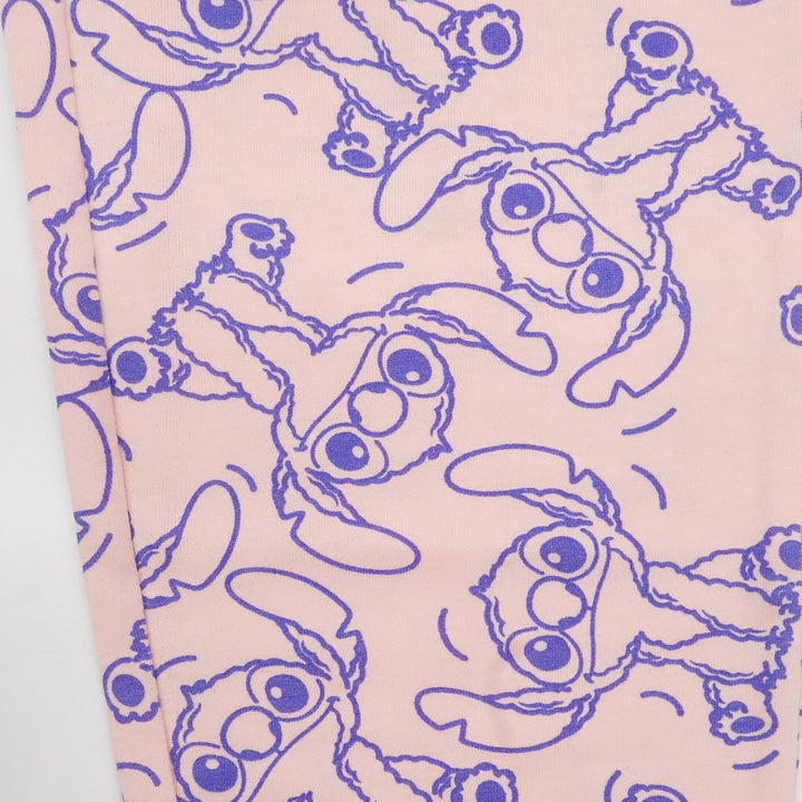 Disney Lilo und Stitch Mädchen-Schlafanzug, Stitch Pyjama, 100% Baumwolle, Gr. 128-176 (DE/NL/SE/PL,
