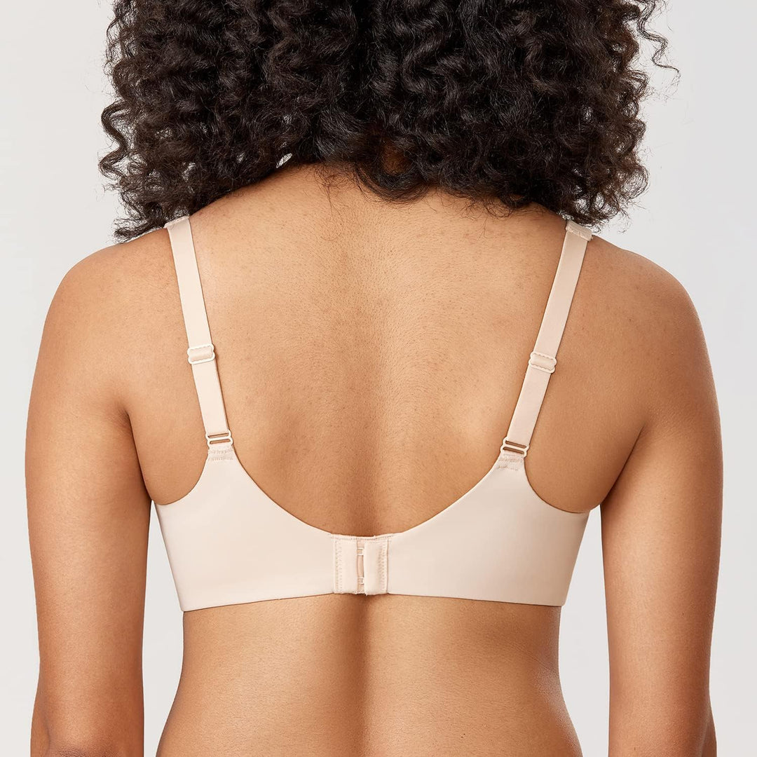 AISILIN Damen Minimizer BH Mit Bügel Grosse Grössen Ohne Polster Vollschalen 105C Beige, 105C Beige
