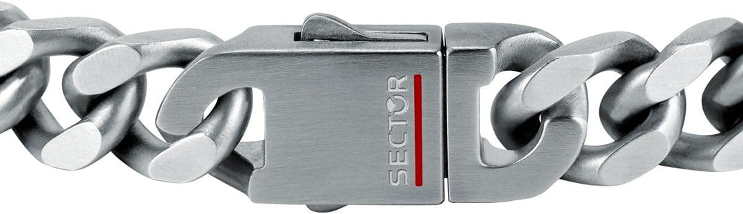 Sector No Limits Basic Herren-Armband, Stahl, Emaille – SZS63, 21 cm, Edelstahl, 21 cm, Edelstahl, 2