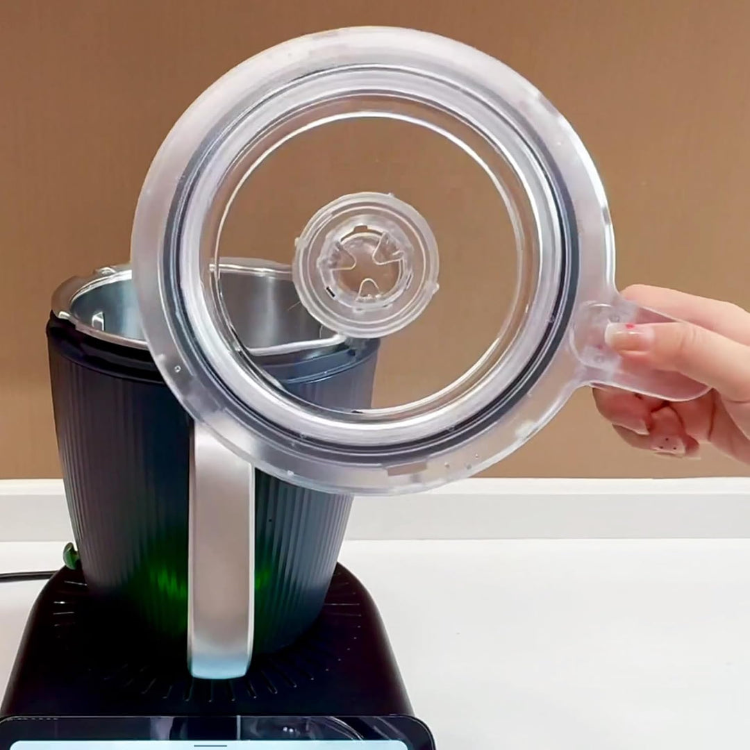 Lid for Thermomix TM7 Mixing Bowl Cover Transparent Visible PC + Silicone | Food Processor Replace P