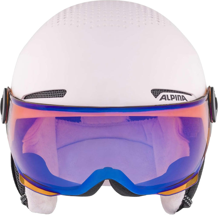 ALPINA ZUPO VISOR Q-LITE - Hochwertiger &amp; Leichter Skihelm Mit Kontrastverstärkendem Visier Für Kind