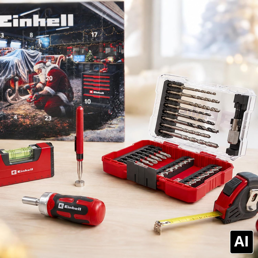 Einhell 48-tlg. Werkzeug-Adventskalender 2026, 2026