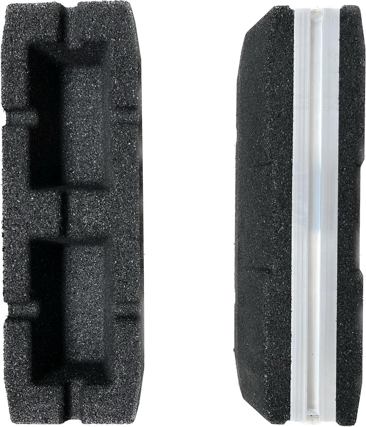 Dämpfungssockel Set 2x 400 mm für Klimaanlagen, Bodenkonsole für Wärmepumpen | 2 Stück Antivibration