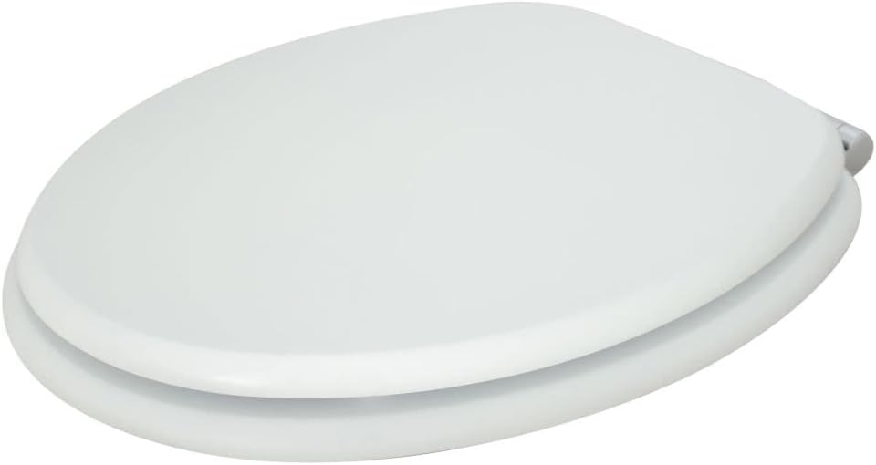 VEROSAN MDF WC-Sitz Fine weiss, mit Absenkautomatik für geräuschloses Schliessen, mit Hochglanzoberf