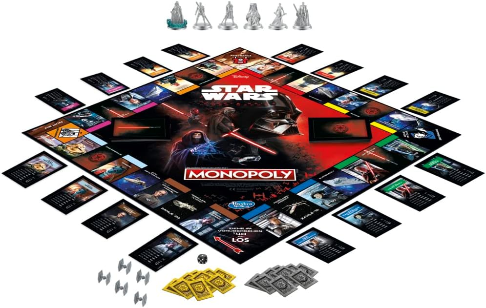 Hasbro Disney Star Wars Dunkle Seite der Macht Brettspiel für Familien, Spiel Kinder, Geschenk, Mult