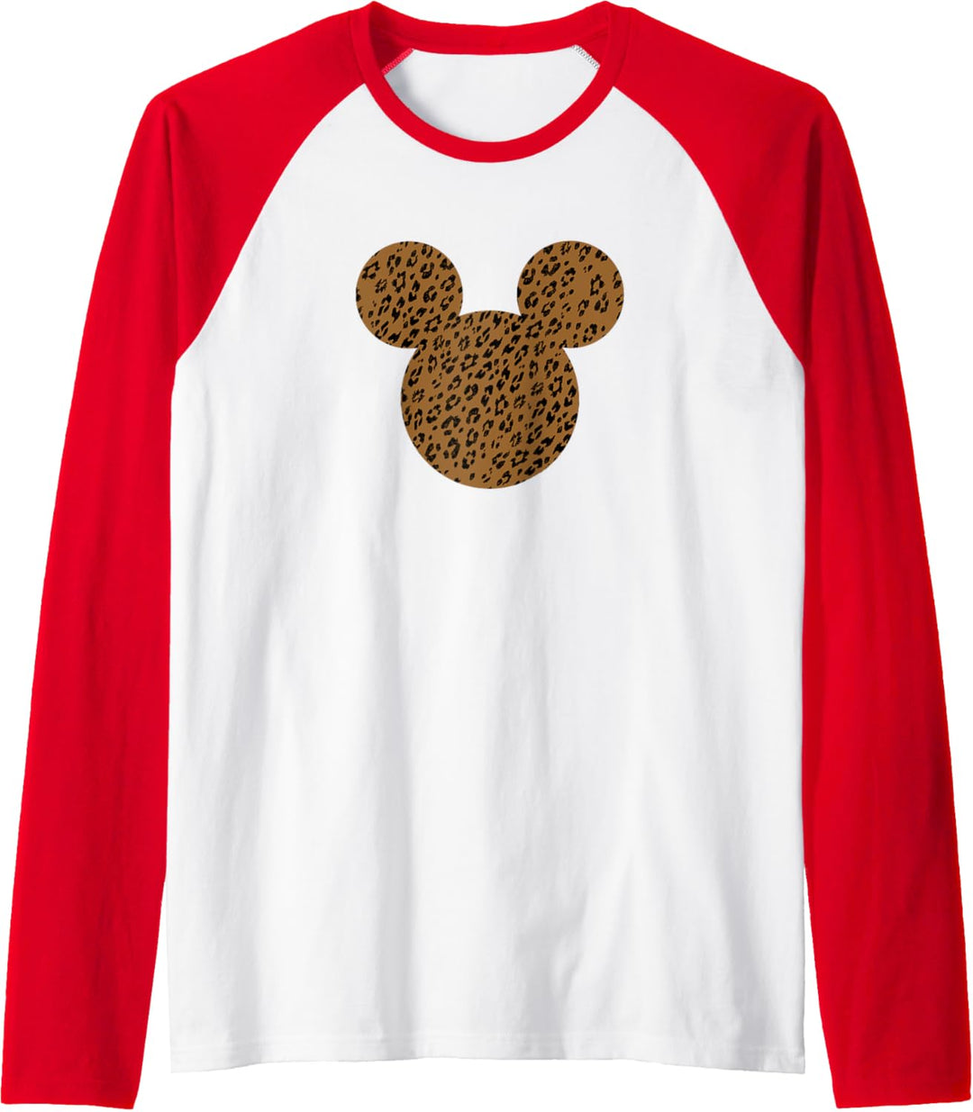 Disney Mickey And Friends Mickey Mouse Cheetah Print Raglan