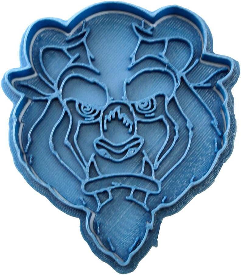 Cuticuter Bella Y Bestia Pack Ausstechform, Blau, 16 x 14 x 1.5 cm, 7 Stück