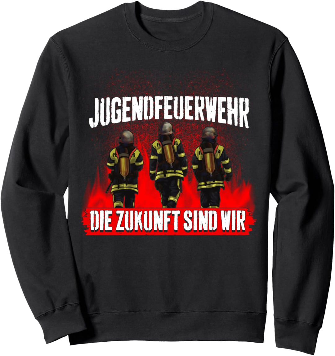 Jugendfeuerwehr Die Zukunft sind wir Feuerwehrmann Feuerwehr Sweatshirt