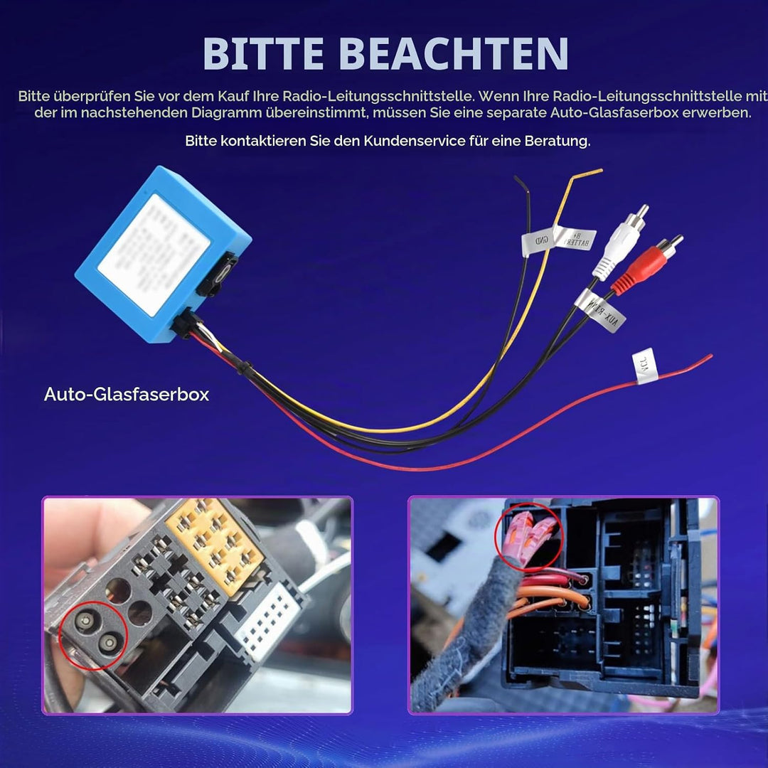 Android 4G+64G Autoradio für Mercedes Benz C/GLK Klasse W203 W209 C180 C200 2005-2009, 9 Zoll Touchs