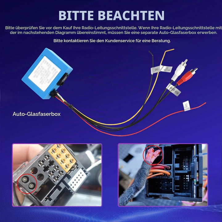 Android 4G+64G Autoradio für Mercedes Benz C/GLK Klasse W203 W209 C180 C200 2005-2009, 9 Zoll Touchs