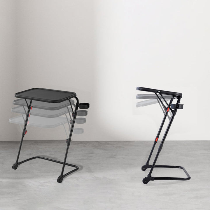 MEUBLE COSY Laptoptisch Frühstückstablett Höhenverstellbar Ohne Montage Betttisch Laptopständer Falt