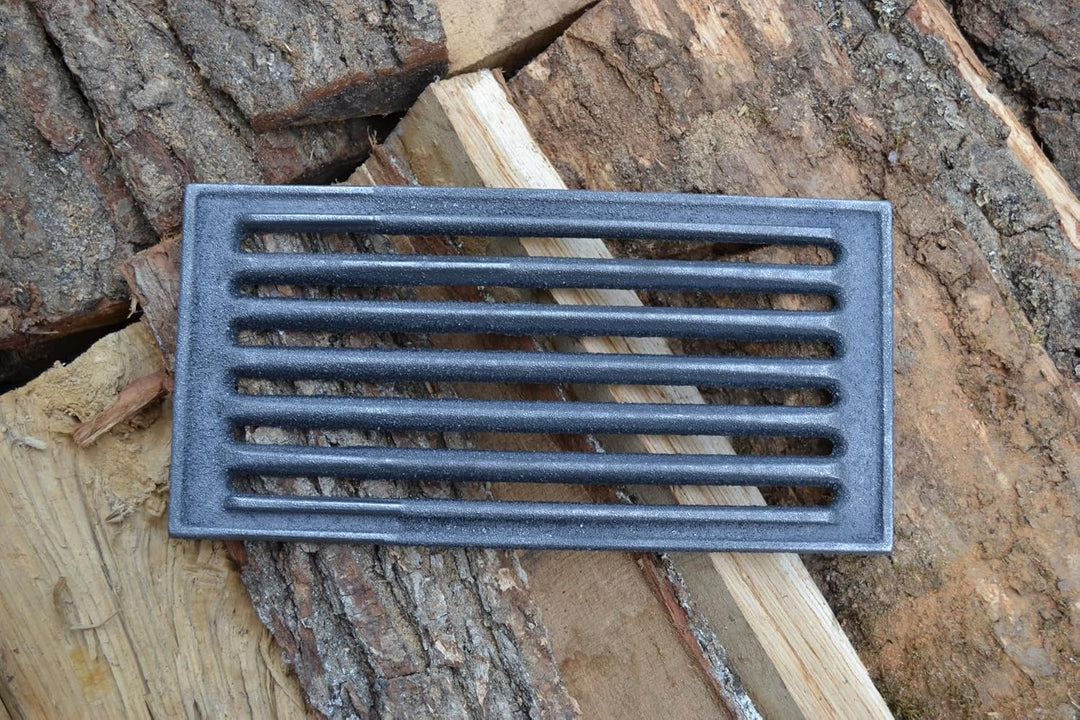 SEZAM 30 x 15 cm (29,7x14,7cm) Gussrost Ofenrost Ascherost Gussrost verschiedene Durchmesser, Kaminr