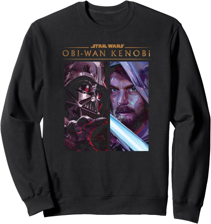 Star Wars: Obi-Wan Kenobi Vader And Kenobi Split Poster Sweatshirt