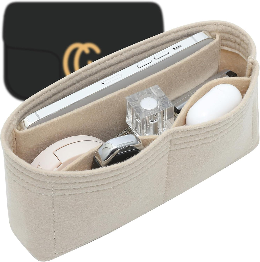 Filz-Mini-Taschen-Organizer-Einsatz, kompatibel mit GG Marmont Matelassé Schultertasche und weiteren