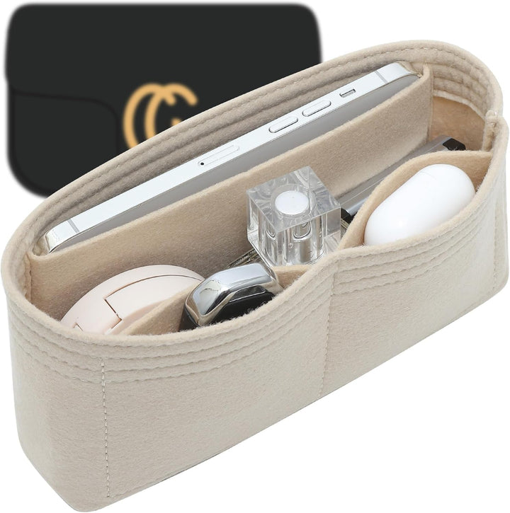 Filz-Mini-Taschen-Organizer-Einsatz, kompatibel mit GG Marmont Matelassé Schultertasche und weiteren