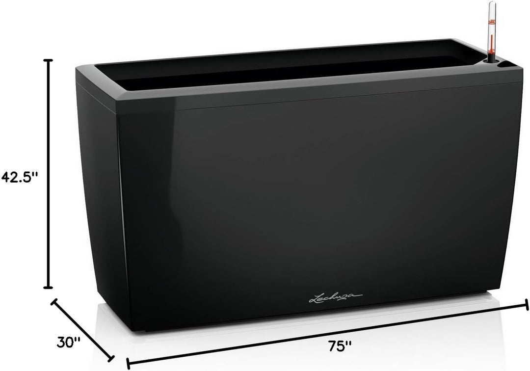 LECHUZA CARARO Premium schwarz hochglanz 18809 Schwarz Hochglanz Premium, Schwarz Hochglanz Premium