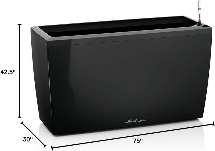 LECHUZA CARARO Premium schwarz hochglanz 18809 Schwarz Hochglanz Premium, Schwarz Hochglanz Premium