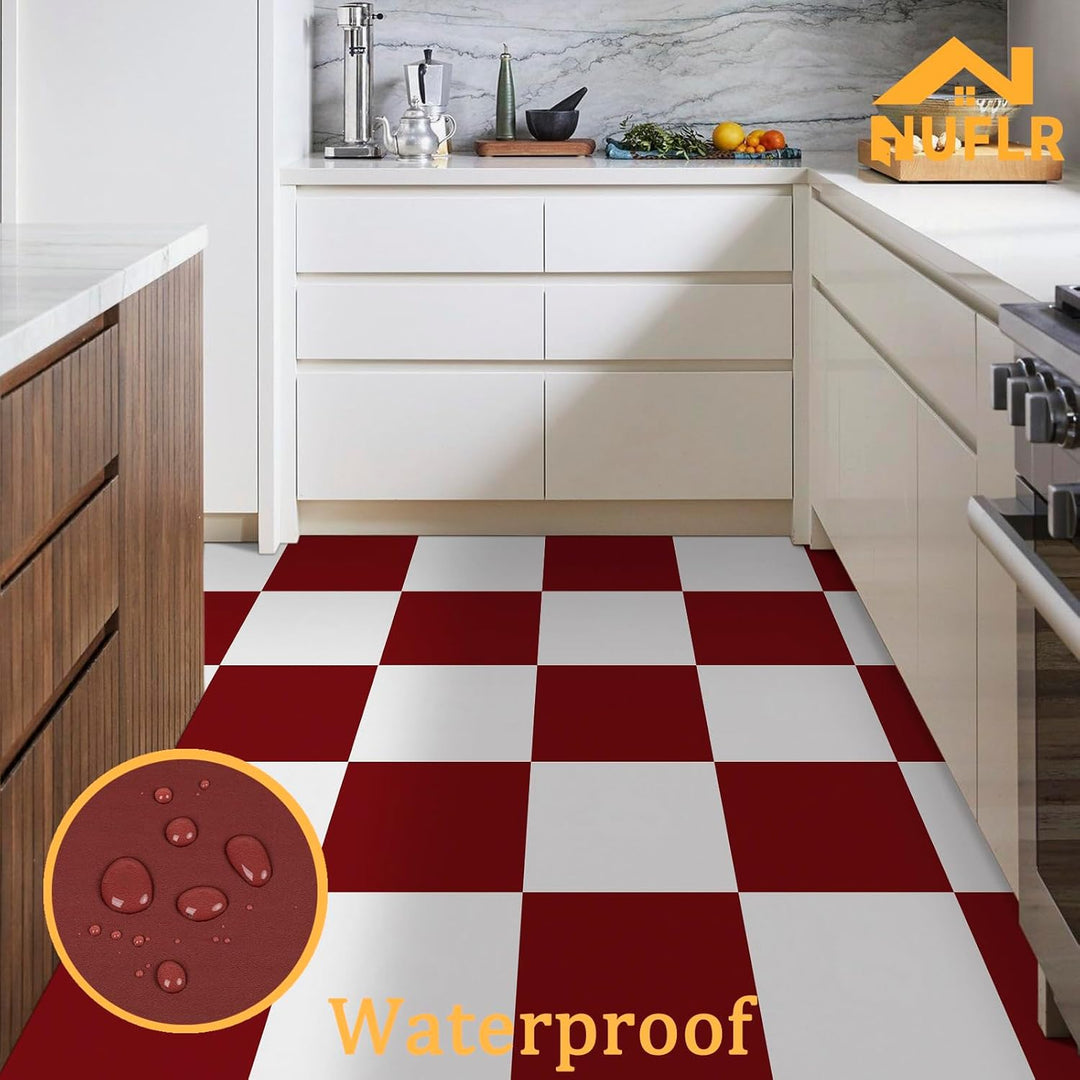 Vinylboden Selbstklebend PVC Bodenbelag Selbstklebende Fliesen Wasserdicht Verschleissfest Geeignet