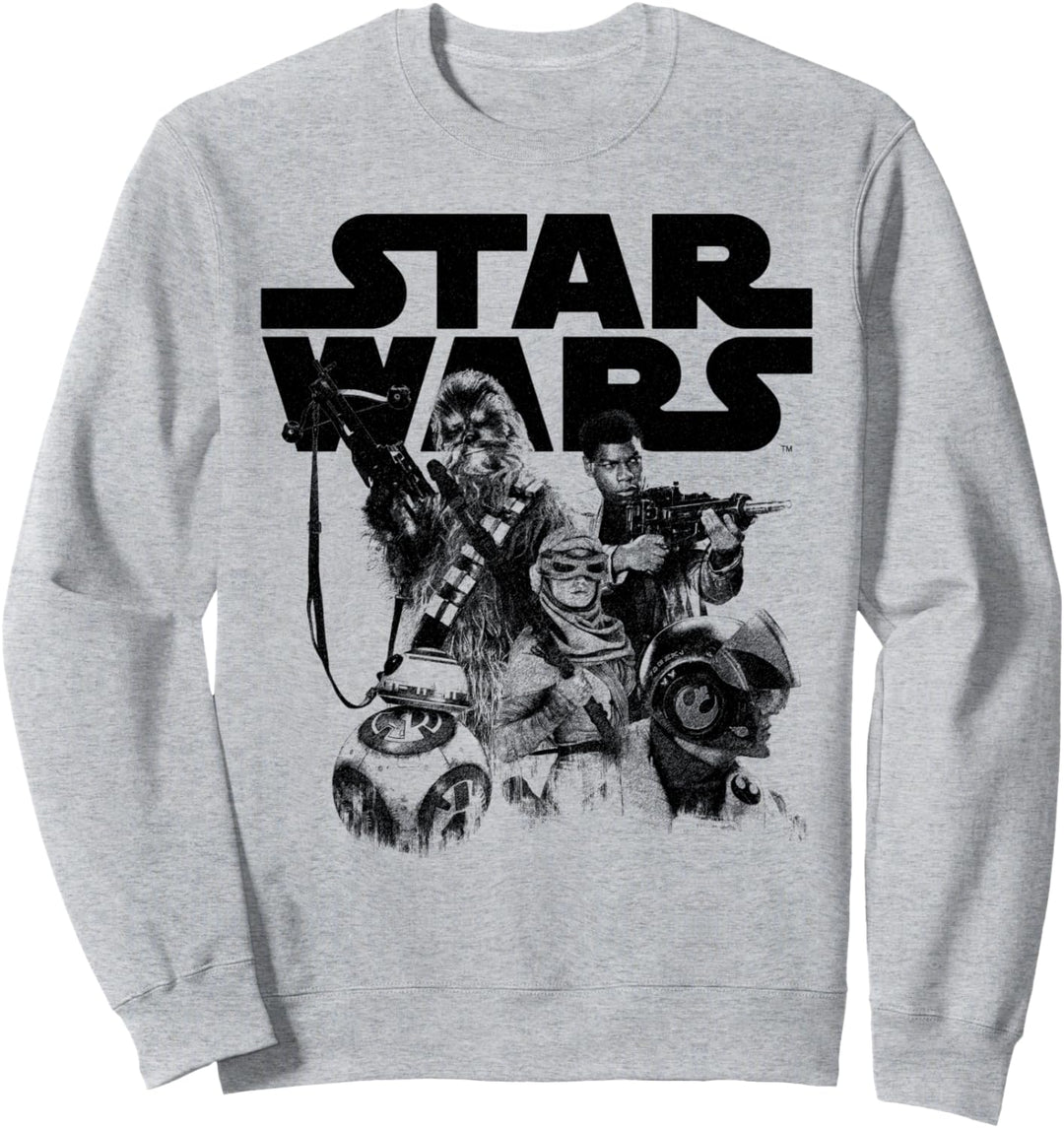 Star Wars BB-8 Chewbacca Jyn Finn Episode 8 Sweatshirt