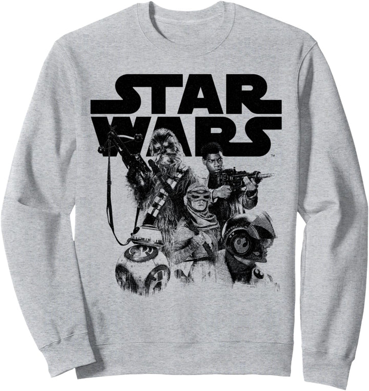 Star Wars BB-8 Chewbacca Jyn Finn Episode 8 Sweatshirt