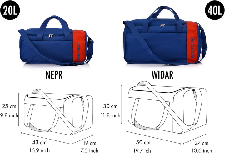 meteor 20 40 L Sporttasche - Kinder Badetasche Herren schwimmtasche Schultertaschen Reisetasche Urla