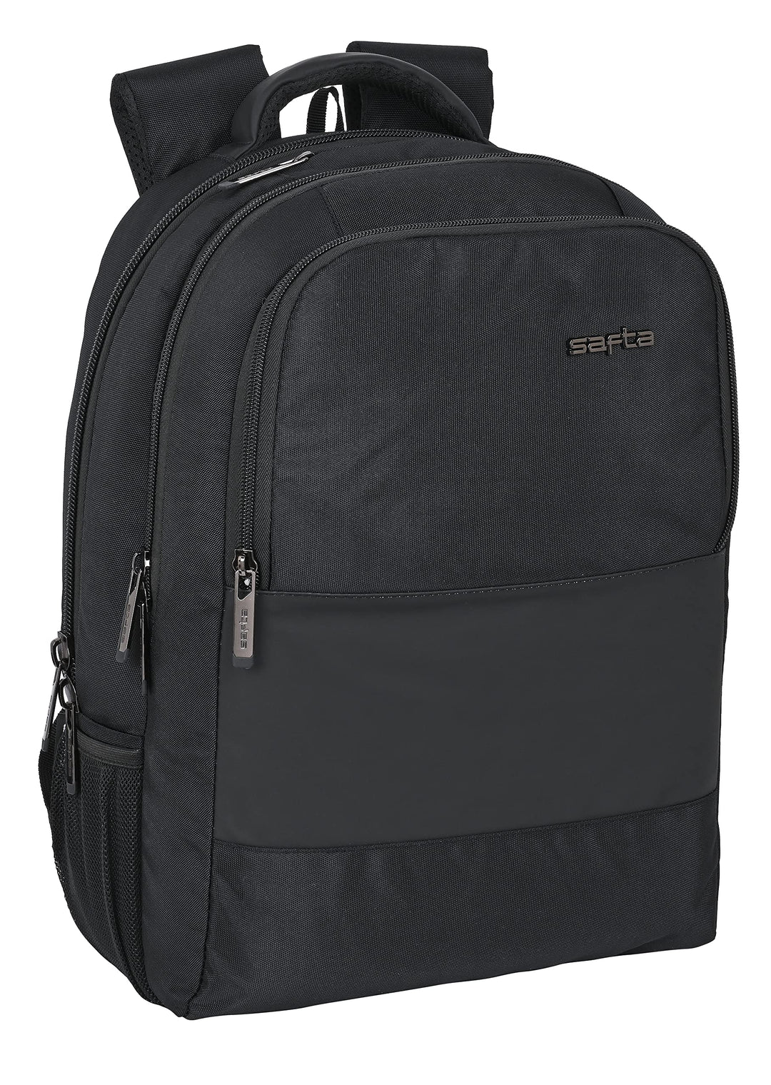 SAFTA Laptop-Rucksack mit Tasche für Tablet und USB-Anschluss, 300 x 160 x 430 mm, Schwarz