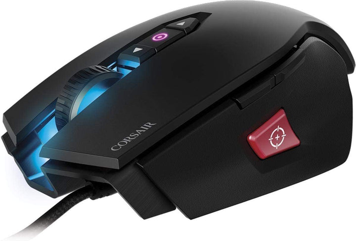 Corsair Gaming M65 PRO RGB FPS Gaming Maus Optisch USB 12000 DPI schwarz Schwarz Mouse Modern, Schwa