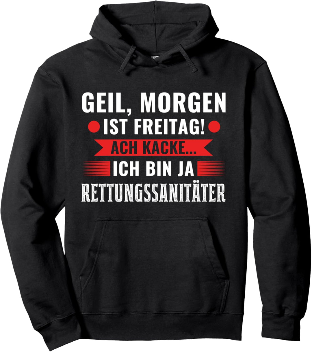Rettungssanitäter Rettungshelfer Rettungsdienst Pullover Hoodie