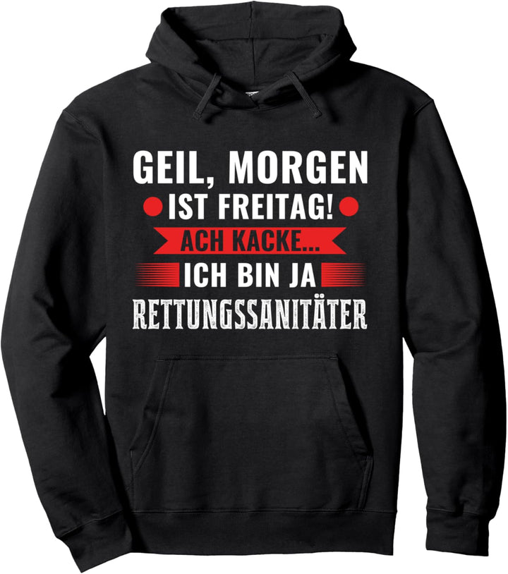 Rettungssanitäter Rettungshelfer Rettungsdienst Pullover Hoodie