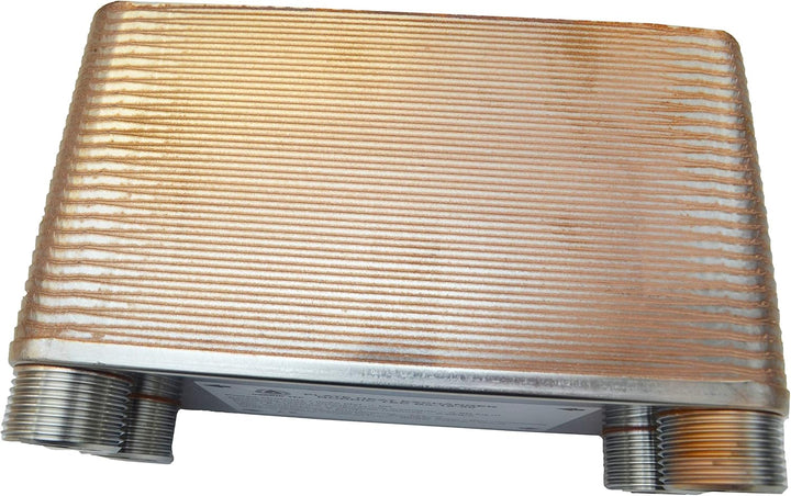 Edelstahl Plattenwärmetauscher Nordic Tec Ba-16-50 Plattenwärmeübertrager Wärmetauscher 50 Platten 1