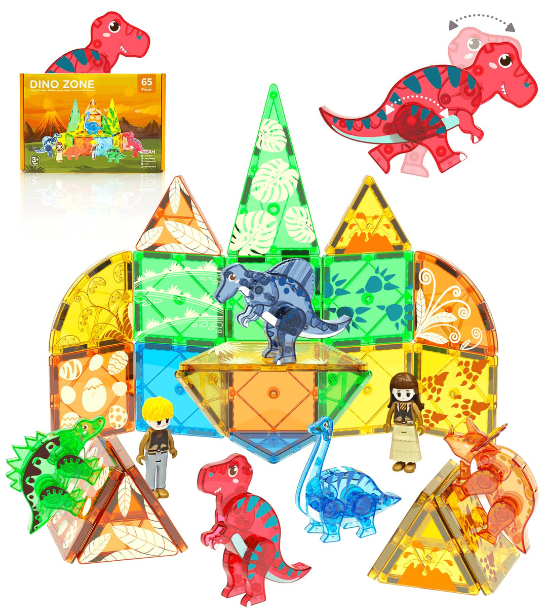 Asago Dinosaurier Magnetische Bausteine, Dinosaurier