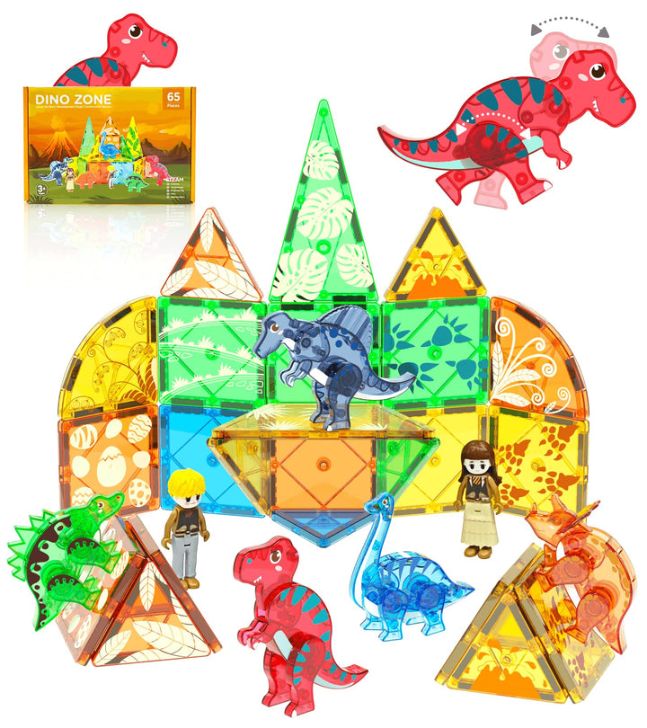 Asago Dinosaurier Magnetische Bausteine, Dinosaurier