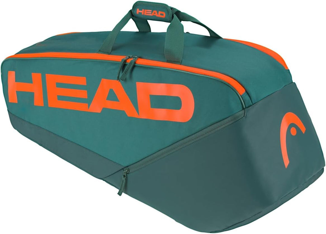 HEAD Unisex – Erwachsene Pro Racquet Bag Tennistasche, Cyan/orange M Cyan/Orange, M Cyan/Orange