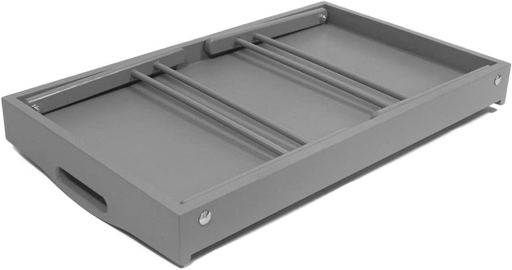 COLLECTOR Betttablett - Frühstückstablett aus Holz mit eingeklappten Beinen GRAU