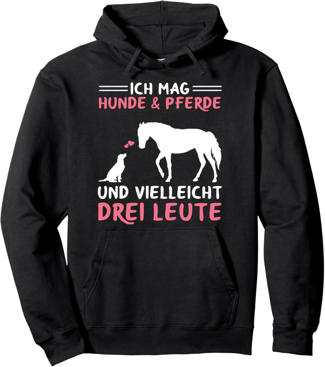 Hunde & Pferde Lustiges Reiter Spruch Pullover Hoodie
