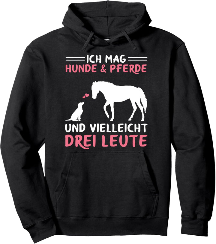 Hunde & Pferde Lustiges Reiter Spruch Pullover Hoodie